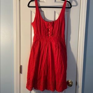 Level Eight Light Cottons Red Dress